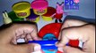 peppa pig Learn names of fruits and vegetables with play doh fruits and vegetables