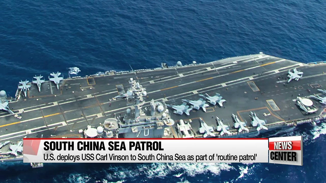 U.S. deploys aircraft carrier to South China Sea