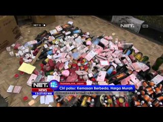 Ratusan Kosmetik Palsu di Tasikmalaya - NET12