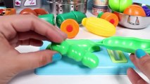 Deluxe Slice and Play Food Set Play Doh Fried Eggs Cooking Set Toy Kitchen Cutting Fruits