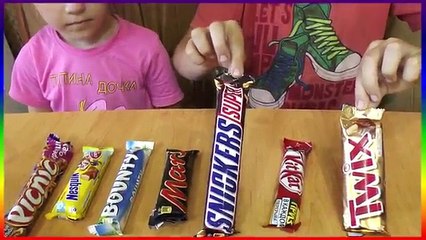 ЧЕЛЛЕНДЖ ШОКОЛАДНЫЙ БАТОНЧИК Угадай ВКУС Вызов Принят Challenge Chocolate MARS, SNICKERS, BOUNTY