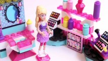 Barbie Megabloks Build n Play Beauty Kiosk Barbie Building Toys Quiosco de Belleza Mega B