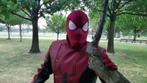 HULK Transforms Into RED HULK w_ SPIDERMAN - Spider-man Last Stand IRL - Superheroes - Marvel-Ie5tHkeJn