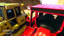 Spiderman Cartoon Colors with COLORS TRACTOR Funny video & Nursery Rhymes Songs for Children
