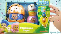 Play Doh BUBBLE GUPPIES SURPRISE EGGS Stacking Nesting Cups Pocoyo Disney Frozen HelloKitty-j18S