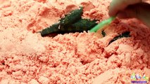 Learn Dinosaurs for Children with Sand and Dinosaur Toys Learning Videos for Kids Toddlers-DRmLdPt
