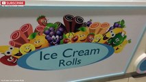 ICE CREAM ROLLS _ Banana & Mango _ Fried Thailand Ice Cream rolled in Dubai (UAE) - Delicious !!-uaxxHll1