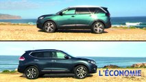 Comparatif vidéo - Peugeot 5008 vs Nissan X-Trail : une différence de calibre