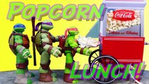 Teenage Mutant Ninja Turtles Coca-Cola Popcorn Machine Mikey Makes a Mess Spills Candy and Treats-7kHZz3EUp