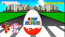 Best Surprise Show!!! Kinder Surprise - Robocar Poli. Робокар Поли - новый мультик Киндер сюрприз!!!