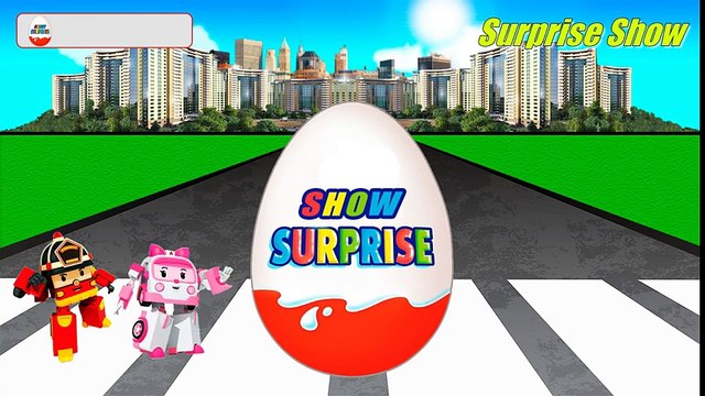 Best Surprise Show!!! Kinder Surprise - Robocar Poli. Робокар Поли - новый мультик Киндер сюрприз!!!