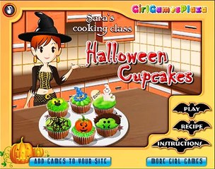 Halloween Cupcakes Games-Cooking Games-Girl Games