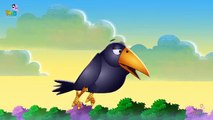 The Thirsty Crow Story | Moral Stories For Children | TinyDreams Kids