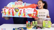 Silly Sausage Toy Challenge Game - Warheads Extreme Sour Candy - Family Fun Games-Nz7v0OFQi
