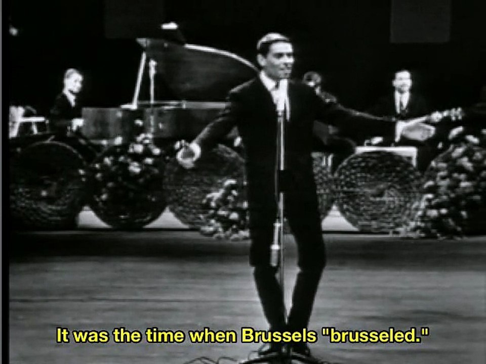 Jacques Brel Brussels English subtitles