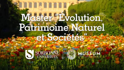 Le Master du Muséum national d'Histoire naturelle