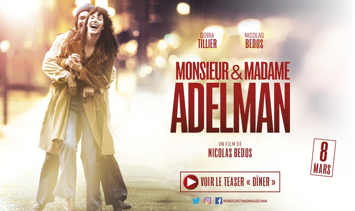 Teaser "Diner" - MONSIEUR & MADAME ADELMAN de Nicolas Bedos