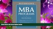 READ book MBA Programs 2008 (Peterson s MBA Programs) Peterson s For Kindle