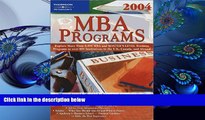 READ book MBA Programs 2004, Guide to, 9th ed (Peterson s Mba Programs) Peterson s For Kindle