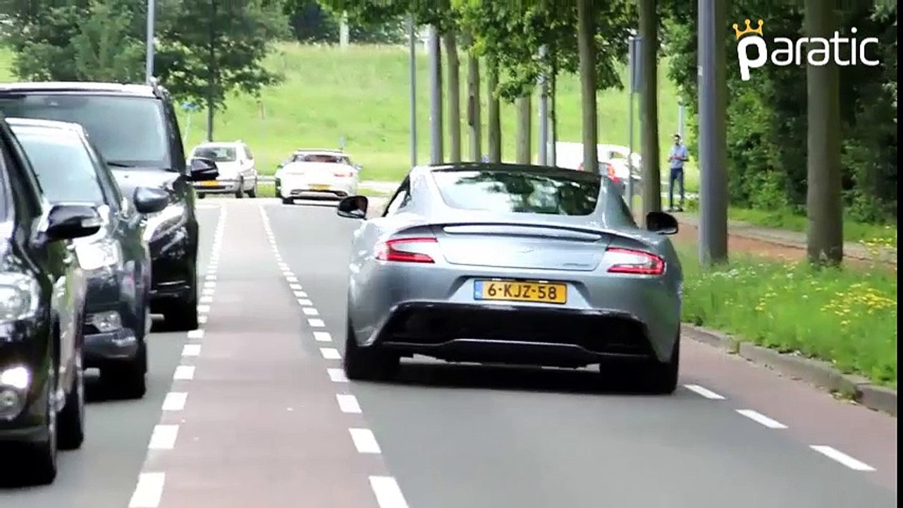Aston Martin 577 Beygir V12 Motorundan Çıkan Egzoz Sesi ile Büyülüyor
