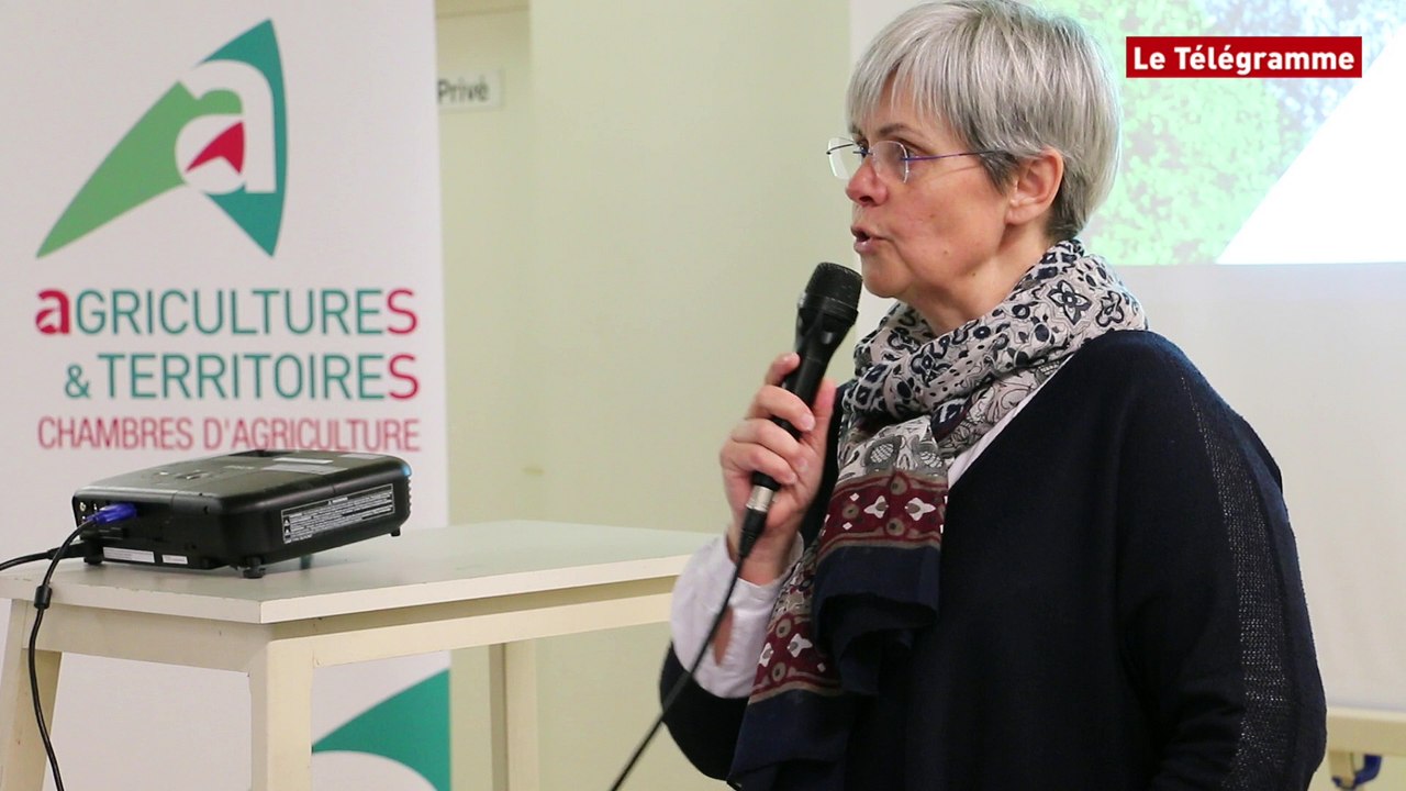 Loudéac. Xavier Beulin. L'émotion de la présidente de la chambre d'agriculture 22