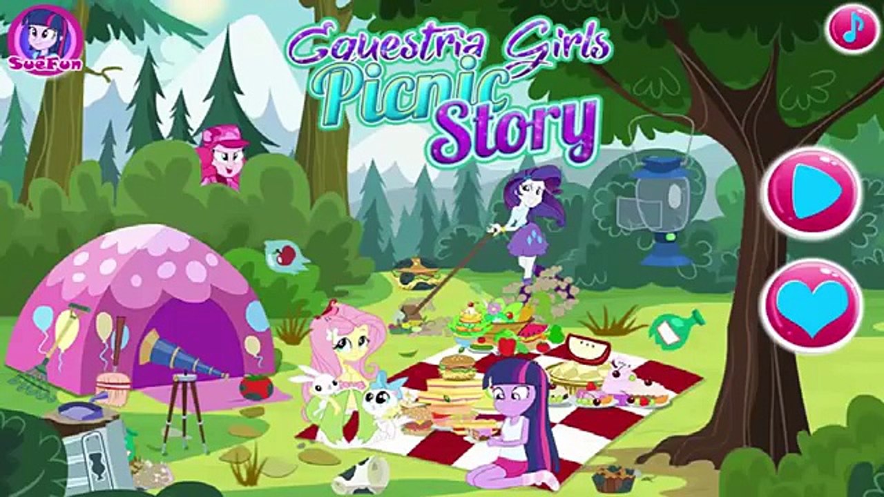 Equestria Girls Picnic Story - Cartoon Game for Children - My Little Pony Full Episodes in