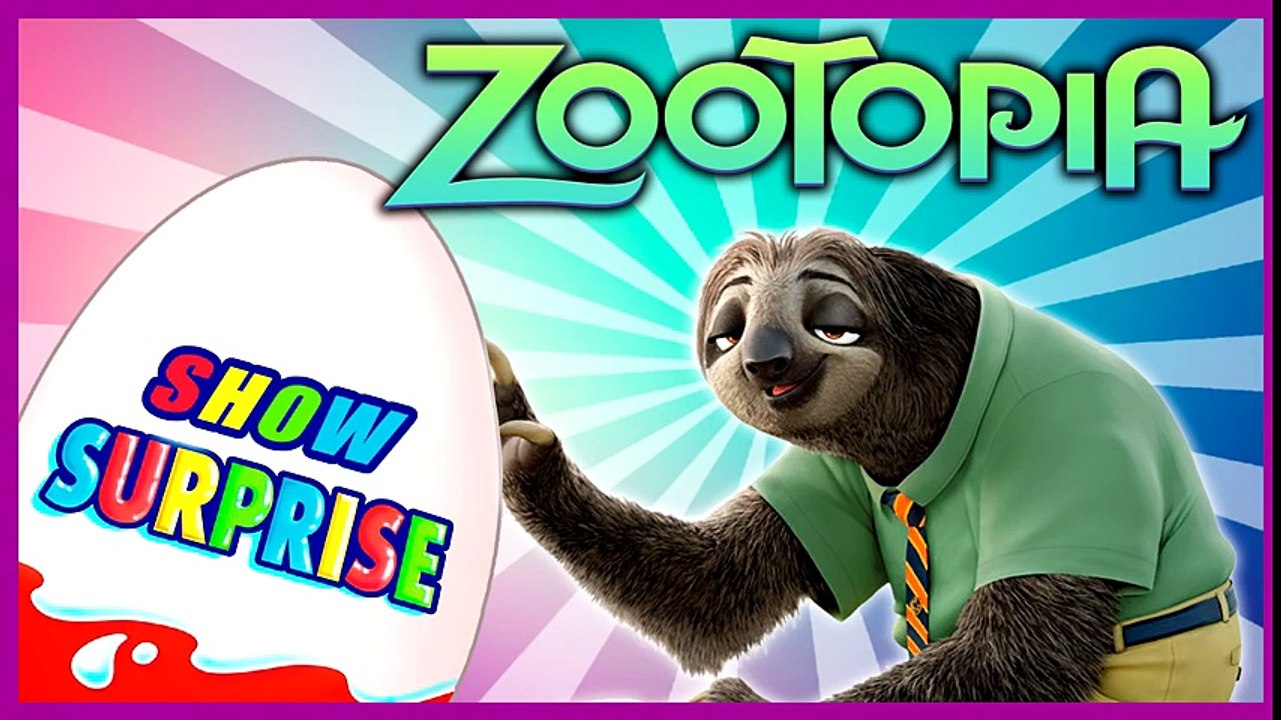 Best Surprise Show!!! Kinder Surprise - Zootopia. Зверополис - новый мультик Киндер сюрприз!!!