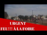 URGENT - Incendie : Le Pavillon vert réduit en cendreS, la foire de Dakar évacuée