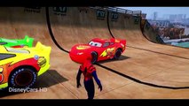 Lightning McQueen Cars Cartoon! Disney Cars Spiderman Nursery Rhymes - Songs for Kids