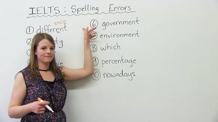 IELTS- Top 10 Spelling Mistakes