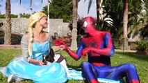 Spiderman vs Joker vs Frozen Elsa - Elsas Dog Kidnapped - Real Life Superheroes Movie