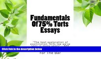 READ book Fundamentals Of 75% Torts Essays: 