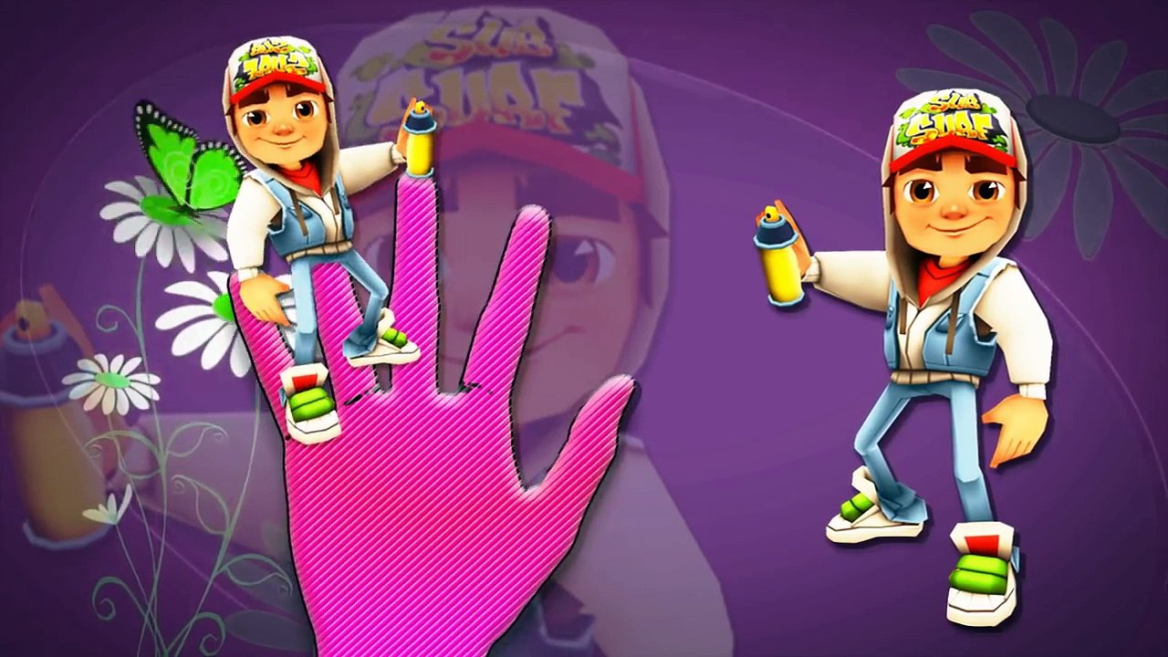 Finger Family Nursery Rhymes Super Mario Subway Surfers Cheats | Masha And The Bear Finger