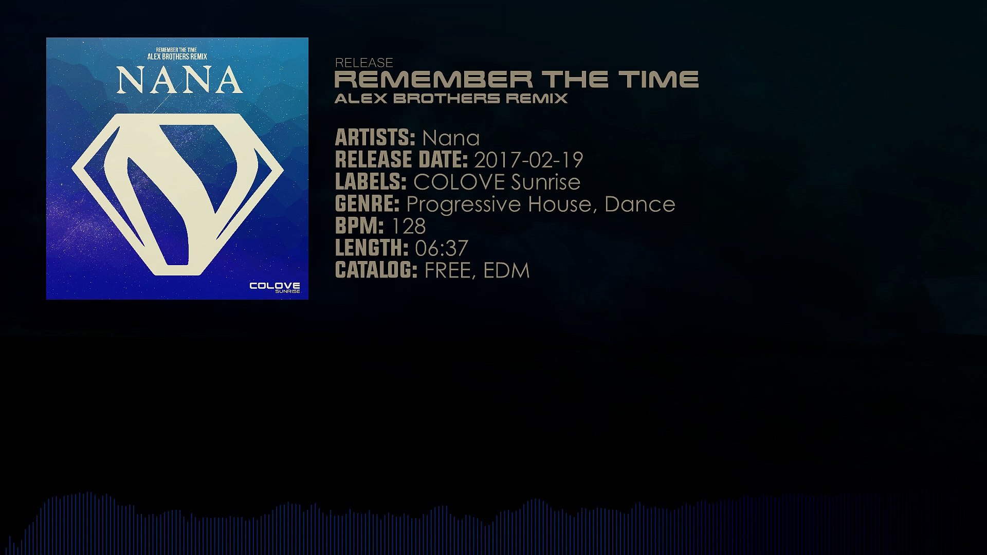 ⁣Nana - Remember The Time (Alex Brothers Remix)