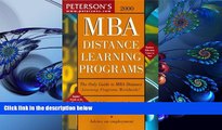DOWNLOAD EBOOK MBA Distance Learning 2000 (Peterson s MBA Distance Learning Programs) Peterson s