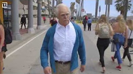 trollando os marombas - Old Man Strength At Muscle Beach