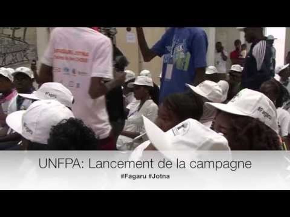 Santé de la reproduction des jeunes Lancement de la campagne Fagaru Jotna sur les Réseaux Sociaux