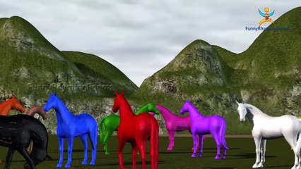 Learning Animals Sounds Video For Kids | Animal Finger Family Songs | Learn Wild Color Ani