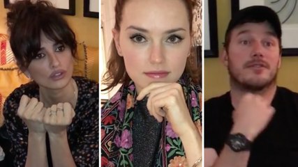 Avec Penelope Cruz et Chris Pratt, Daisy Ridley s'amuse des questions qu'on lui pose sur Star Wars 8