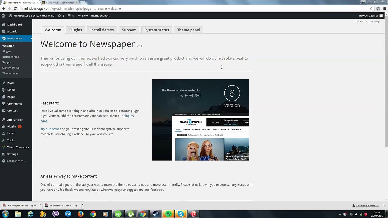 Adsense Mastery Tutorial Get 6k in last 30 Days from New Website Step 5. Theme Setting