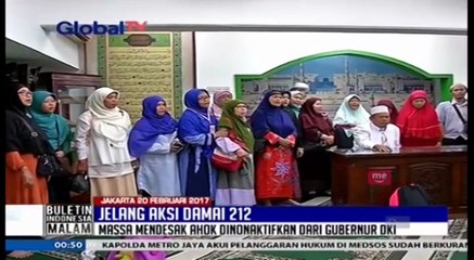 Jelang Aksi 212 di Depan Gedung DPR RI