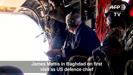 James Mattis in Baghdad on first visit as US defence chief