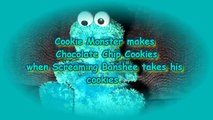 Cookie Monster Count n Crunch ,Screaming Banshee takes his cookies and Cookie Monster bak