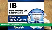 Popular Book  IB Mathematics (SL) Examination Flashcard Study System: IB Test Practice Questions