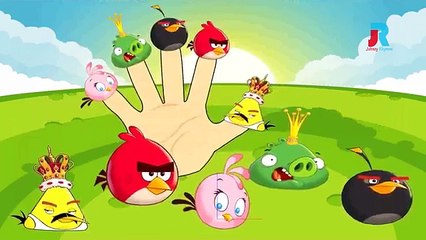 ANGRY BIRDS AND RIO Finger Family Cartoon Animation Nursery Rhymes For Children