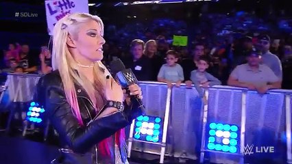 Alexa Bliss interrupts injured SmackDown Women's Champion Naomi SmackDown LIVE