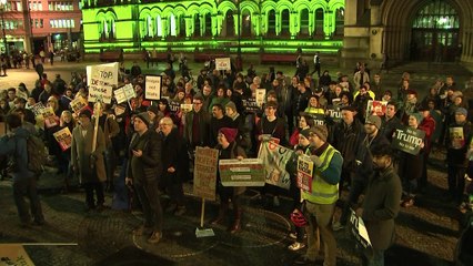 Anti-Trump protests across UK