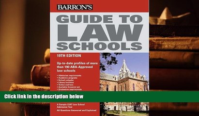 DOWNLOAD EBOOK Guide to Law Schools (Barron s Guide to Law Schools)  For Ipad