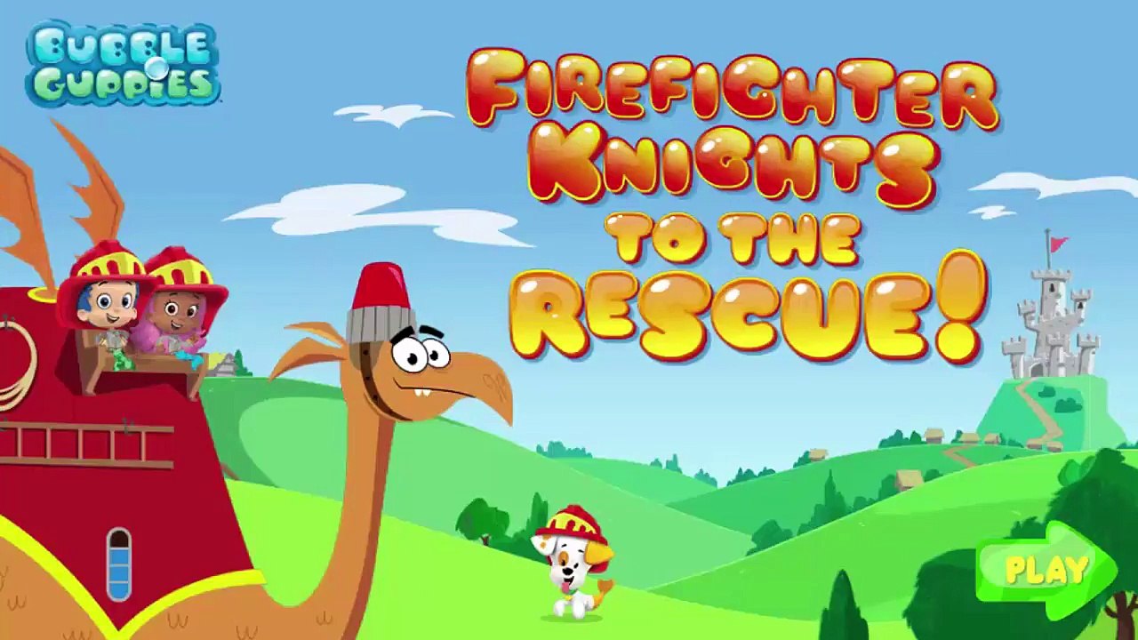 Bubble Guppies : Firefighter Knights To The Rescue - Nick Jr Game For Kids
