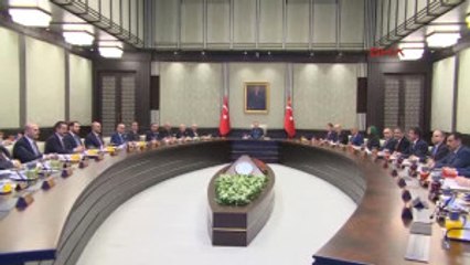 Bakanlar Kurulu Toplantısı Cumhurbaşkanlığı Külliyesinde